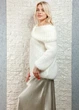 Светр фактурної в'язки з широкою горловиною білий Italy Moda 22-025 - білий - M-XL - изображение 6