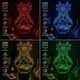 Светильник ночник «Персонаж Dota 2 Дота 2 Legion commander» на подарок геймеру фанату игры Dota. 3D лампа с Led-подсветкой и пультом (7 цветов 4 режима) (3DP065) - изображение 2