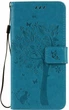 Чохол для Samsung Galaxy M32 M325 (малюнок кіт та дерево) Light Blue (23833-0B) - зображення 1