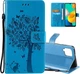 Чохол для Samsung Galaxy M32 M325 (малюнок кіт та дерево) Light Blue (23833-0B) - зображення 2