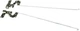 Петли (пара) Acer Aspire A315 A315-21 A315-31 D A315-52 NM029272 - изображение 5