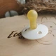 Соска пустышка Bibs De Lux round 6-18 мес 1 размер Latex Ivory - изображение 4