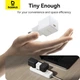 Мережевий зарядний пристрій Baseus Palm Fast Charger USB-C 30W + Cable USB-C to USB-C 60W 1m Moon White (P10111605213-01) [172514] - зображення 14