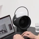 Мини-кондиционер WT-F50 – портативный вентилятор, охладитель и увлажнитель воздуха с двойным распылением, автоповоротом, LED-подсветкой, 3 скорости, аккумулятор 4000 мА·ч, USB, резервуар 350 мл, черный - изображение 9