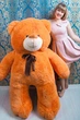 Великий ведмедик Teddy Boom Веня 200 см карамельний - зображення 2