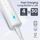 Звукова електрощітка зубна Seago SG-958 тримач+10 насадок у комплекті (White) - изображение 3