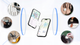 Lokalizator Bluetooth MiLi MiTag DUO Tracker lokalizacyjny dla Androida i Apple Biały (6938012334865) - obraz 2