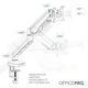 Настольное крепление для монитора OfficePro MA441W с пружиной 17-42" 2~12 кг White - изображение 11