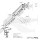 Настільне кріплення для монітора OfficePro MA451B із пружиною 17-40" 2~12 кг Black - зображення 12