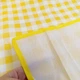 Коврик для пикника складной 147x200 см, водонепроницаемый коврик-сумка для отдыха на природе, дачи, кемпинга и путешествий, пляжное покрывало с непромокаемой подкладкой Желтый в клетку, K-18-Yellow - изображение 4