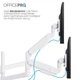 Настольное крепление для двух мониторов OfficePro MAH752W 24-57" 2~27 кг White - изображение 15
