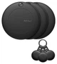 Комплект умных Bluetooth-локализаторов MiLi MiTag AND Поисковые трекеры для Android и Apple 3 шт Черные (6938012333882) - изображение 1