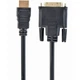 Кабель Cablexpert HDMI - DVI V 1.3 (M/M), двонаправлений, single-link, 18 + 1 pin, 3 м, Black (CC-HDMI-DVI-10) - зображення 2