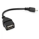 Переходник OTG USB 2.0 AF to Micro 5P 0.15m Vinga (VCPDCOTGMBK) - изображение 3