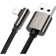 Дата кабель USB 2.0 AM to Lightning 1.0m CALCS 2.4A 90 Legend Series Elbow Black Baseus (CALCS-01) - зображення 2