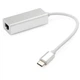 Переходник USB-C to RJ45 Ethernet 1000Mbps aluminium Vinga (VCPATC2GBLNS) - изображение 2