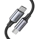 Дата кабель USB-C to USB-C 3.0m 5A 100W US316 Black Ugreen (90120) - зображення 1