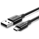 Дата кабель USB 2.0 AM to Micro 5P 0.5m 2A US289 black Ugreen (60135) - изображение 1