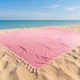 Підстилка килимок на пляж великий Dream Pink покривало для пляжу 200x240 см - зображення 1