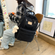 Женский рюкзак школьный молодежный подростковый 41×30×16 см — портфель для студентки с брелком и отделением для ноутбука Черный (R256-1) - изображение 4