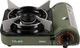 Газова плита Tribe Mini T-HD-0010 Olive портативна для походів 1900 Вт п’єзопідпал металевий корпус - зображення 1