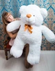 Плюшевый мишка Teddy Boom Веня 130 см Белый - изображение 2