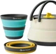 Набір посуду Sea To Summit Frontier UL Collapsible Kettle Cook Set 1.1 л складаний для походів на 2 персони - зображення 2