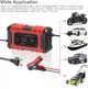 Автоматическое зарядное устройство FOXSUR 12V / 6A для свинцово-кислотных AGM / GEL / EFB / SLA / WET / DRY / MF / Ca / Flooded / Deep-cycle аккумуляторов - изображение 10