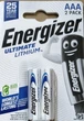 Батарейки Energizer Ultimate AAA LR3 Lithium 2шт. - изображение 1