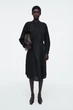 Сукня жіноча COS draped belted midi dress 1288654001 Eur 40 Чорний - изображение 2