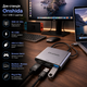 Док-станція Onshida 3в1 USB-C HDMI адаптер 4K 30Hz PD 100W USB 3.0 для Nintendo Switch MacBook Samsung DeX - зображення 1