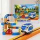 Магнітний конструктор-поїзд Magnetic DIY Rail Car, 82 деталі - изображение 4