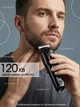 Мощная машинка триммер з 4 насадками VGR VOYAGER PROFESSIONAL TRIMMER, беспроводной триммер для бритья, машинка для стрижки для волос и бороды с USB зарядкой, black - изображение 2