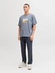 Футболка JACK & JONES 10997089 Серо-синий L JNJ842 - изображение 6
