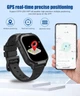 Рохумний годинник-телефон для дітей Lemfo D71H з 4G зв’язком, SIM картою, GPS, прослуховуванням, пам’яттю 16 ГБ та TikTok, YouTube, WhatsApp, акумулятор 1000 мАг та 7 днів роботи Зелений - зображення 5