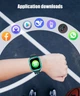 Рохумний годинник-телефон для дітей Lemfo D71H з 4G зв’язком, SIM картою, GPS, прослуховуванням, пам’яттю 16 ГБ та TikTok, YouTube, WhatsApp, акумулятор 1000 мАг та 7 днів роботи Зелений - зображення 6
