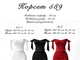 Атласний корсет жіночий, білий, 46-48 (M-L) (арт.589MB) - изображение 8