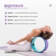 Колесо для йоги EasyFit TPE 33 см фиолетово-бирюзовое (кольцо для йоги, йога колесо для спины) - изображение 6
