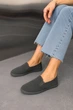 Мокасины женские темно-серого цвета FASHION размер 41 (216636) - изображение 1