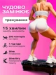 Віброплатформа для схуднення та тренувань масажер з пультом еспандерами Hausland вібраційний тренажер для фітнесу схуднення та зміцнення м'язів платформа з дисплеєм 9 програм чорний + батарейки 2xAAA (02720101) - зображення 3