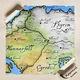 Постер Тамріель, карта, Tamriel, Elder Scrolls, TES, декор кімнати геймера, A2 43×60 см (id6586) - зображення 4