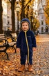 Дитячий флісовий комбінезон-ромпер Lupilu (Німеччина) 62/68 Темно-синій із жовтими вставками К-0052-Ж - зображення 1