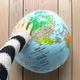 Земна куля 32см нова глобус для навчання і декору картографічна модель - зображення 2
