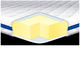 Топпер EuroSleep Big-Memory трикотаж 140х190 см мягкий ортопедический для сна MC-4099 - изображение 2