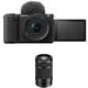 Беззеркальный фотоаппарат Sony ZV-E10 II + 16-50mm + 55-210mm Black (ZV-E10M2) - изображение 1