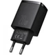 Мережевий зарядний пристрій Baseus Compact Quick Charger U+C 20W EU Black - изображение 3