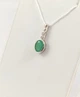 Серебряная подвеска с бериллом и цирконием P600/м-бр - изображение 3