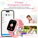 Детские смарт-часы AKUMAKA 4G GPS с видеозвонком, SOS, IP68 и 2 ремешками - изображение 3