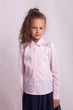 Блузка "Світ блуз" мод. 7007 рожева з мереживом р.128 (1014187612) - зображення 3