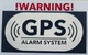 Наклейка стикер GPS alarm (1 шт.) на скутер, мотоцикл, авто, электровелосипед, электросамокат - изображение 3